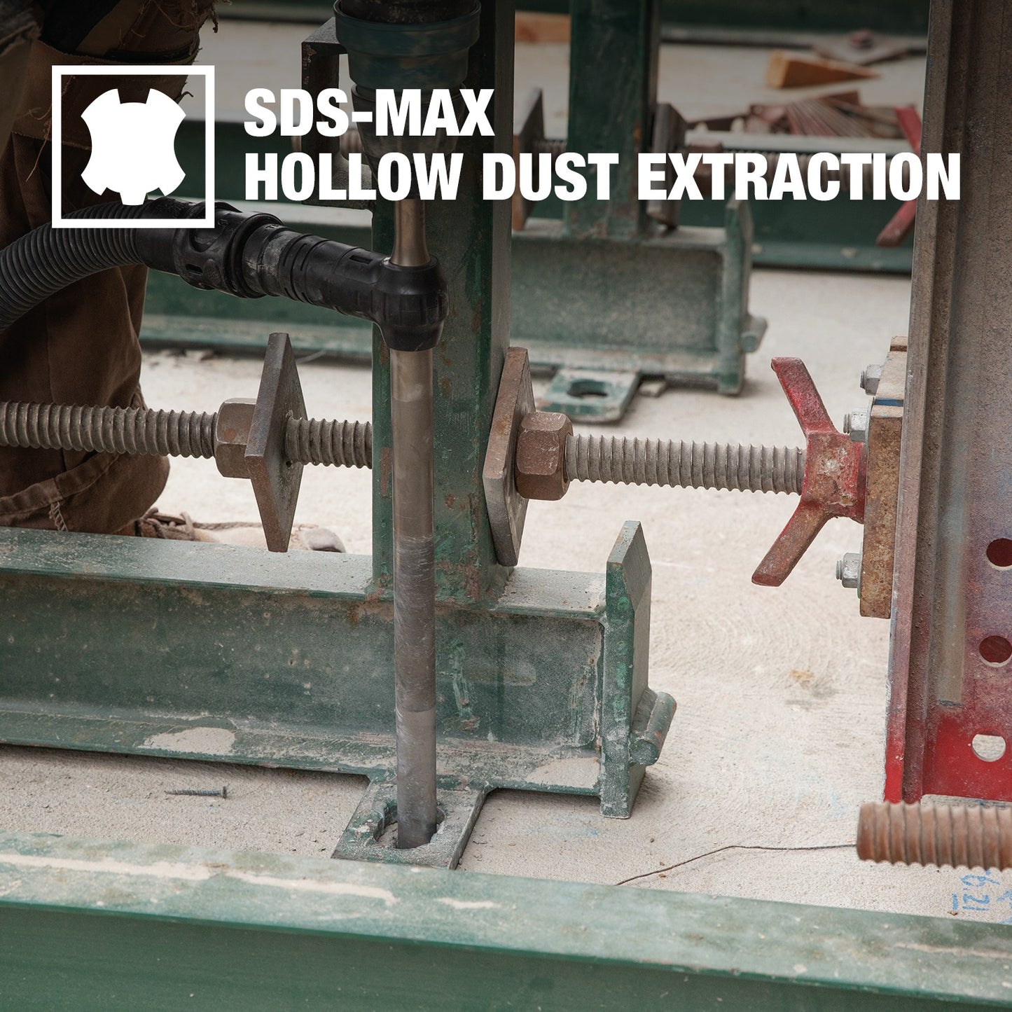 Makita B-63862 3/4" x 24" SDS‑Max Dust Extraction Drill Bit