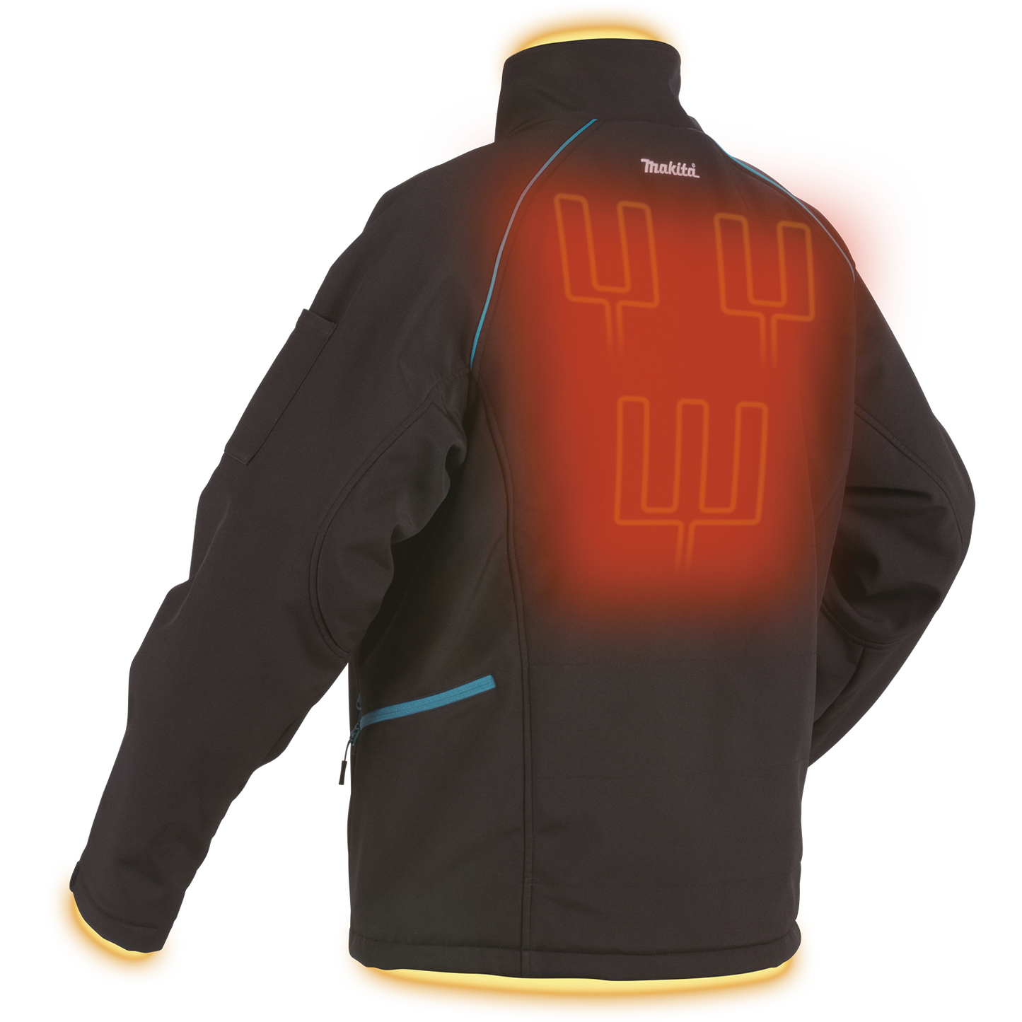 Makita DCJ205ZS 18V LXT® Lithium‑Ion Cordless Heated Jacket, Jacket Only (Black, S)