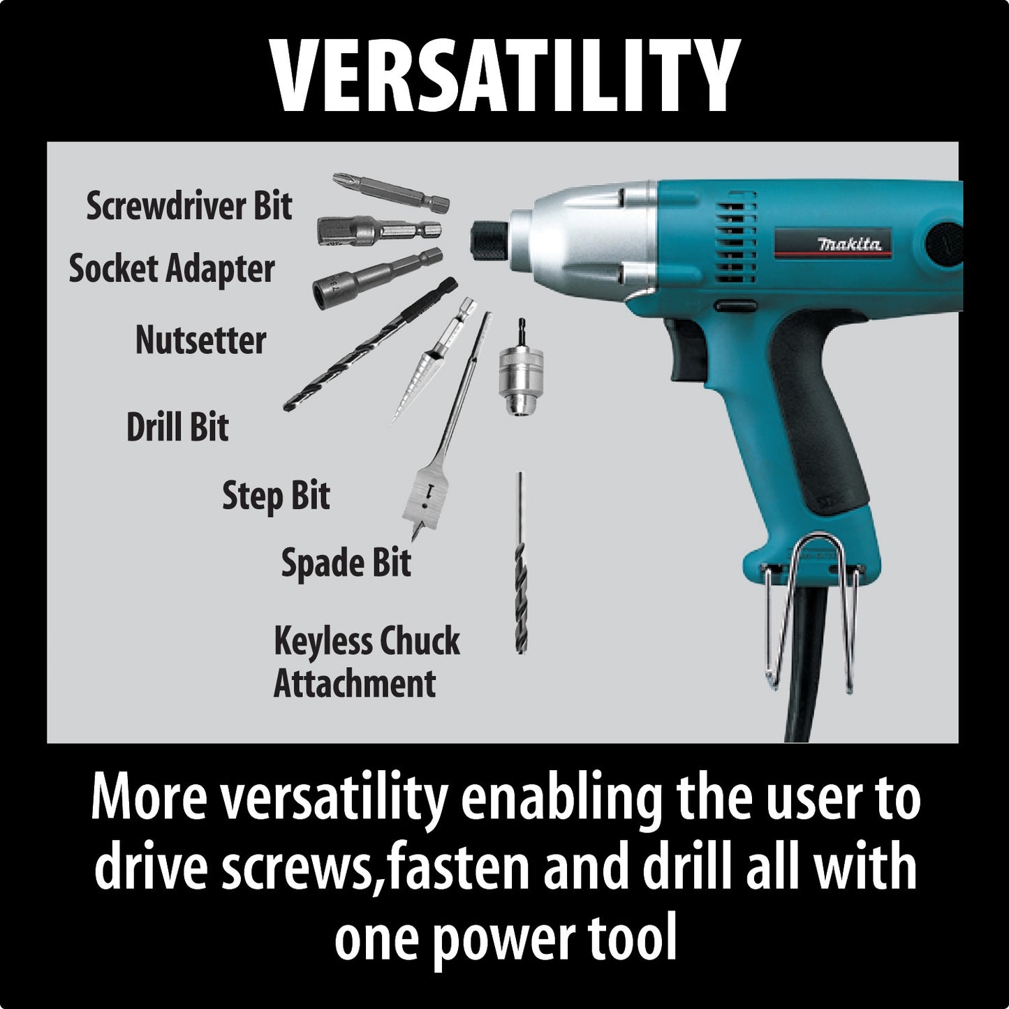 Makita 6952 Impact Driver w/ 1/4" Hex Drive