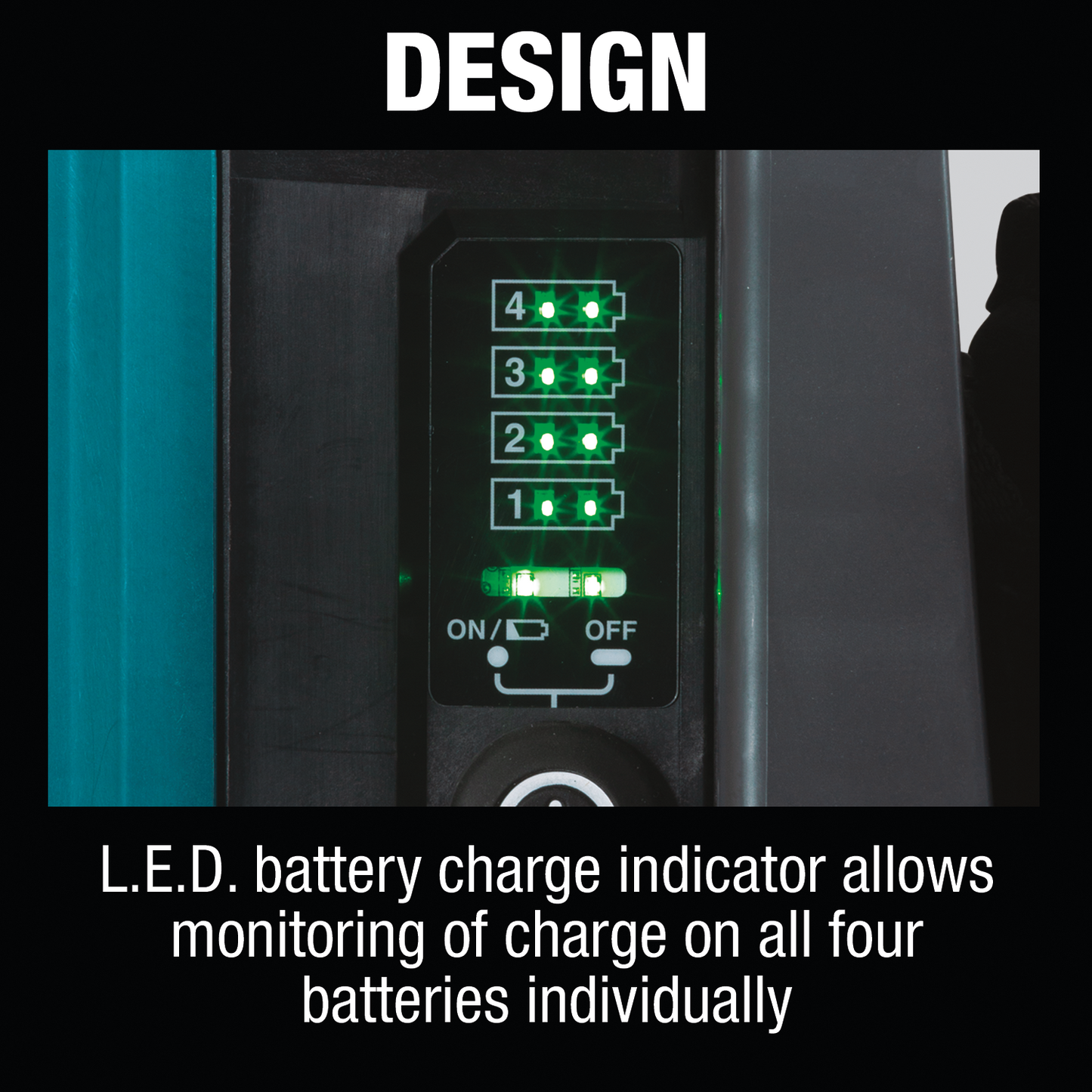 Makita PDC01G6 ConnectX™, LXT®, LXT® X2 and XGT® Portable Backpack Power Supply with 6 Batteries (6.0Ah)