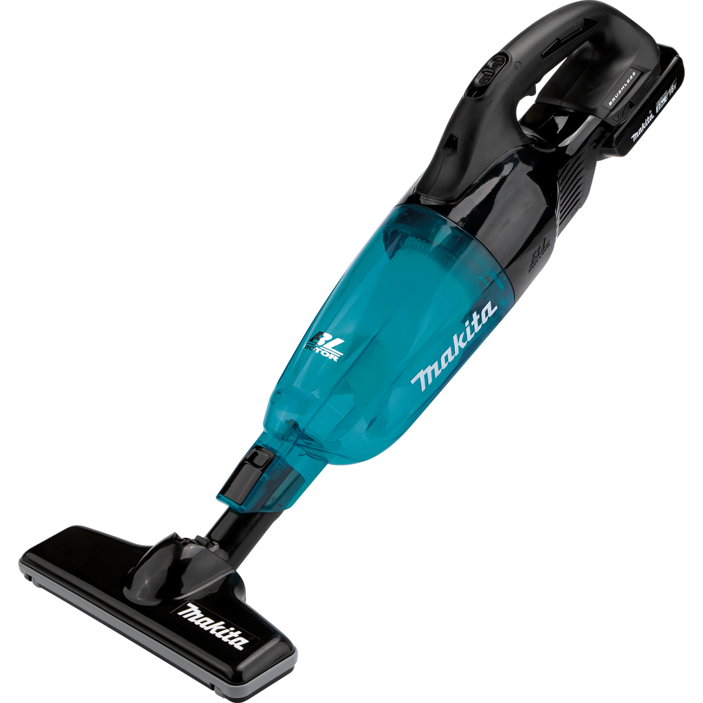 Makita XLC03R1BX4 18V LXT® Lithium‑ion Compact Brushless Cordless Vacuum Kit, Trigger w/ Lock (2.0Ah)
