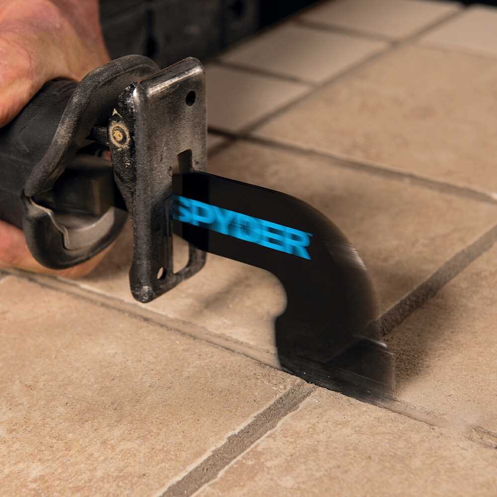 Spyder 100263 Spyder Reciprocating Saw Grout Removal Tool Attachment