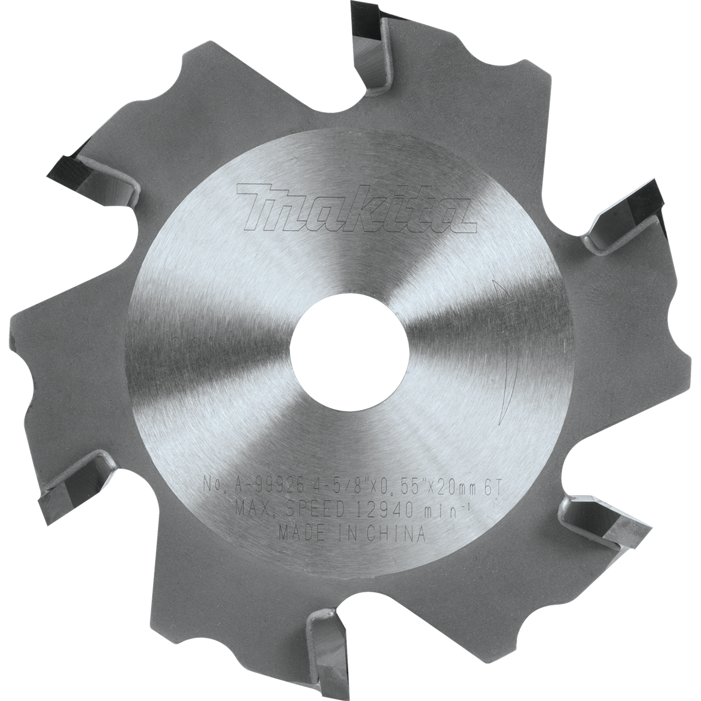 Makita A-99926 4‑5/8" (2 mm) Aluminum Grooving Carbide‑Tipped Saw Blade, 90º