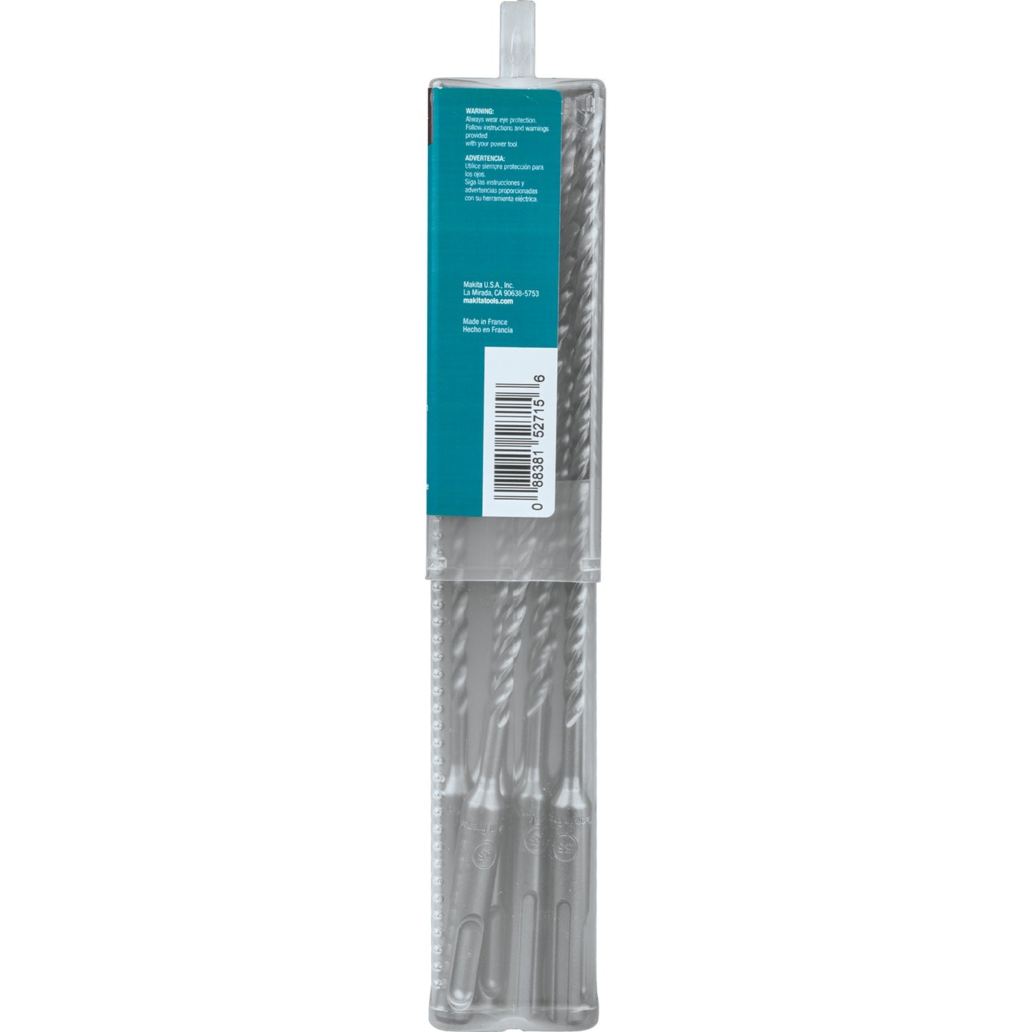 Makita B-61195 3/16" x 8" SDS‑PLUS Bit, 3‑Cutter, 10/pk