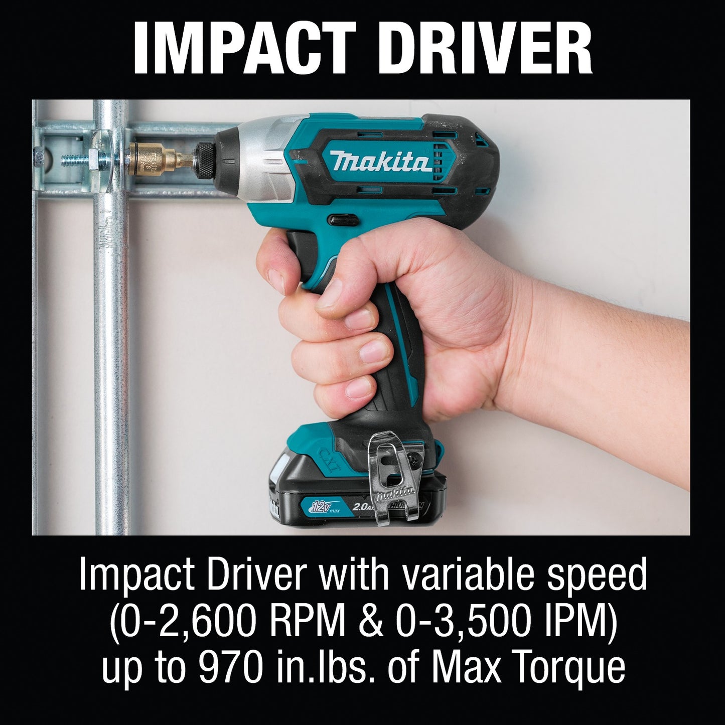 Makita CT232RX 12V max CXT® Lithium‑Ion Cordless 2‑Pc. Combo Kit (2.0Ah)