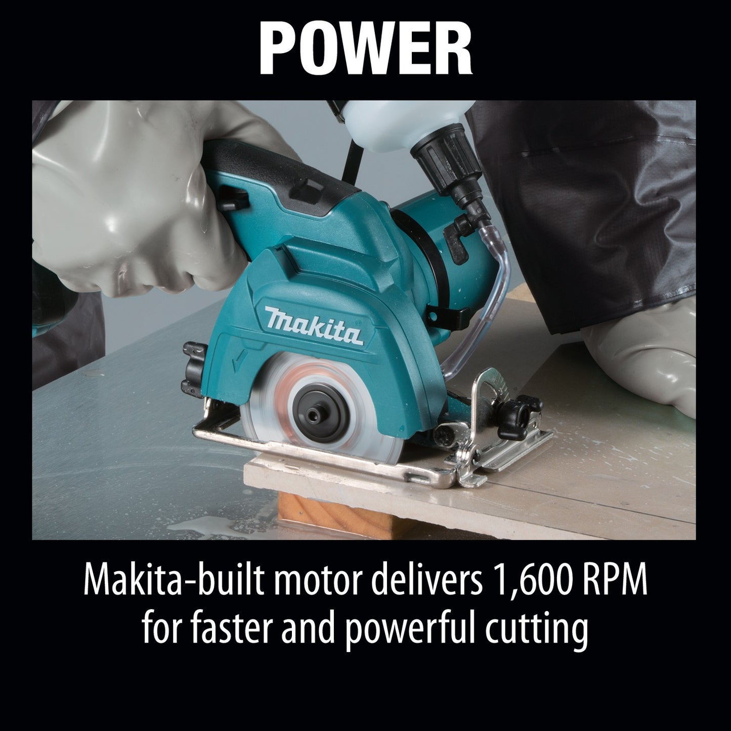 Makita CC02Z 12V max CXT® Lithium‑Ion Cordless 3‑3/8" Tile/Glass Saw, Tool Only