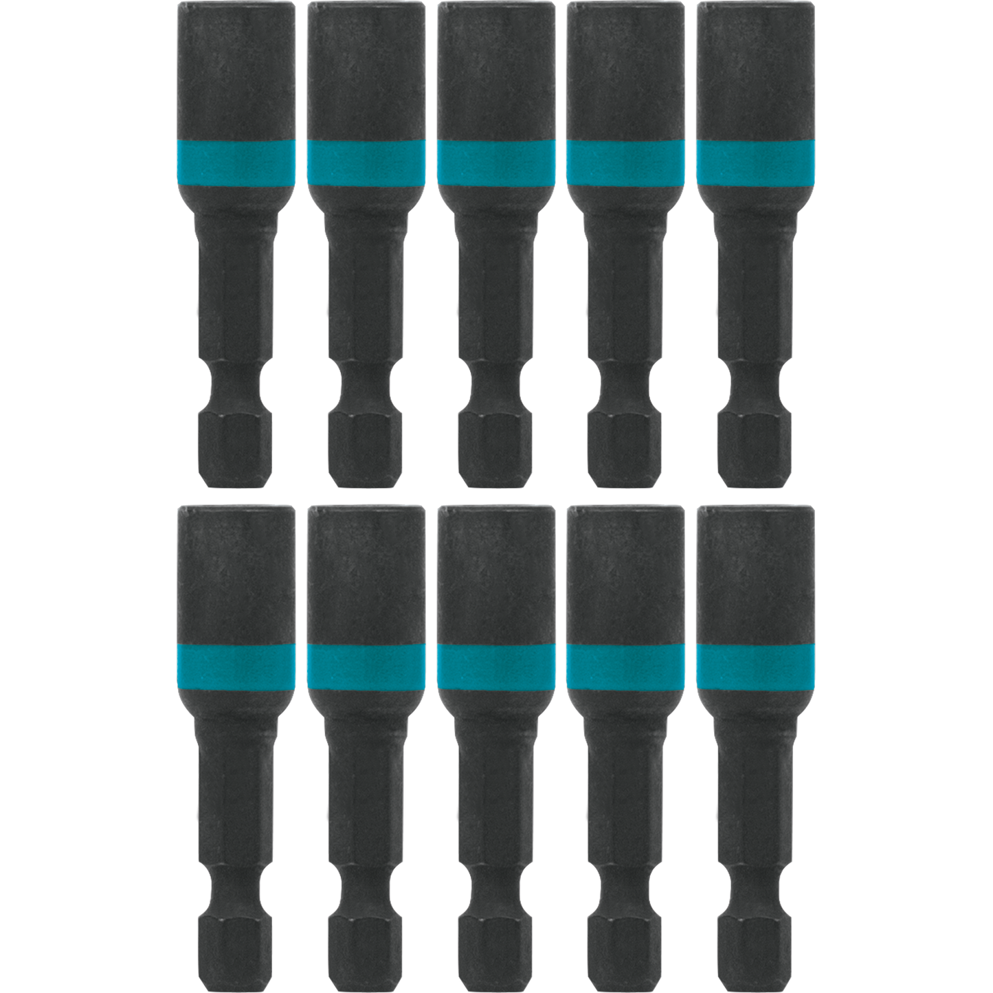 Makita A-97106 ImpactX™ 1/4″ x 1‑3/4″ Magnetic Nut Driver, 10/pk, Bulk
