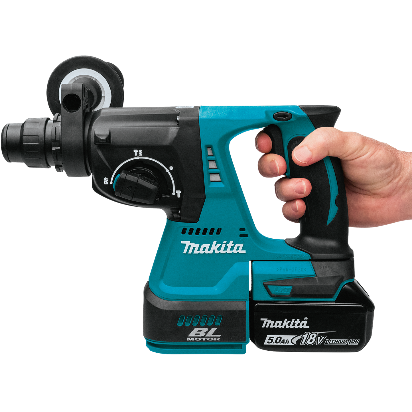 Makita XRH01T 18V LXT® Lithium‑Ion Brushless Cordless 1" SDS‑PLUS Rotary Hammer Kit (5.0Ah)