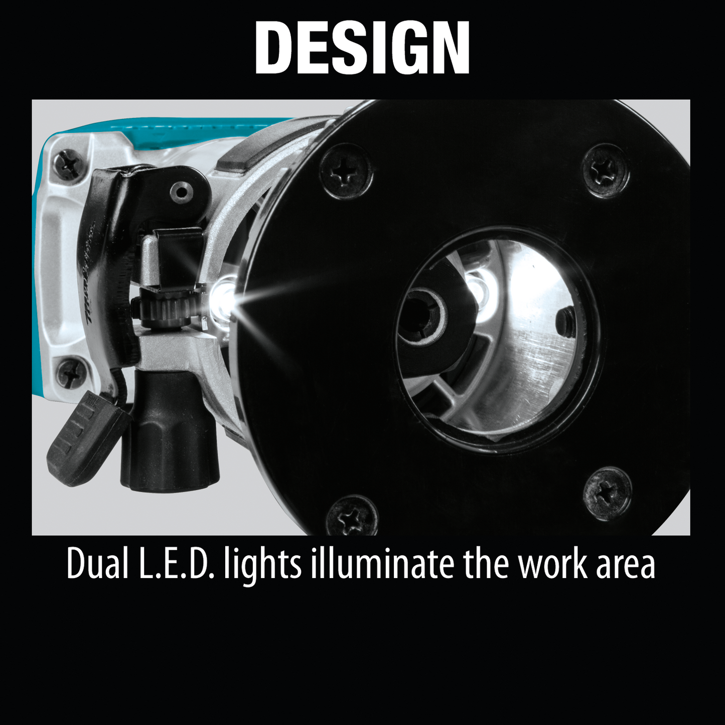 Makita XTR01Z 18V LXT® Lithium‑Ion Brushless Cordless Compact Router, Tool Only