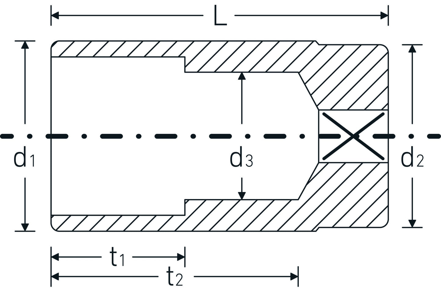 Stahlwille 2620028 460 A 7/16 Sockets