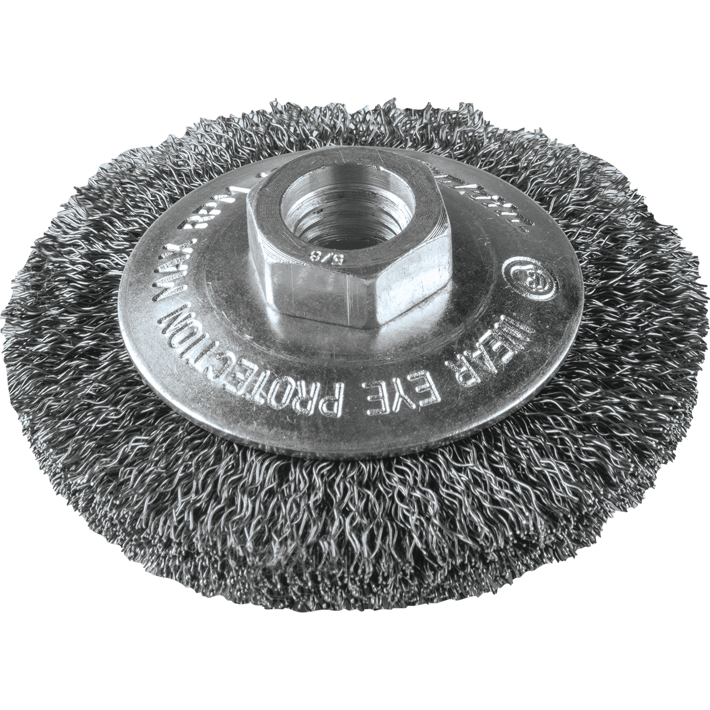 Makita A-98647 3‑3/8" Crimped Wire Bevel Brush, 5/8"‑11