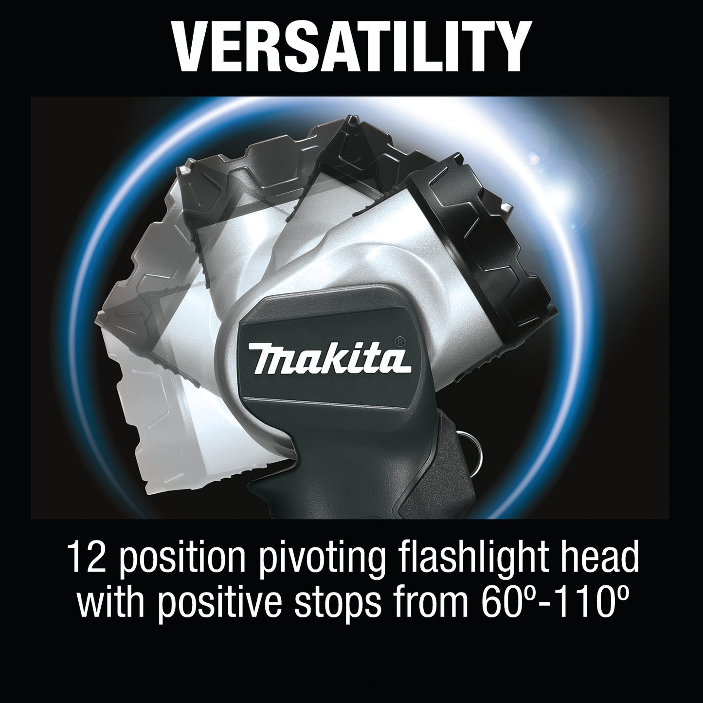 Makita DML802B 18V LXT® Lithium‑Ion Cordless L.E.D. Flashlight, Flashlight Only