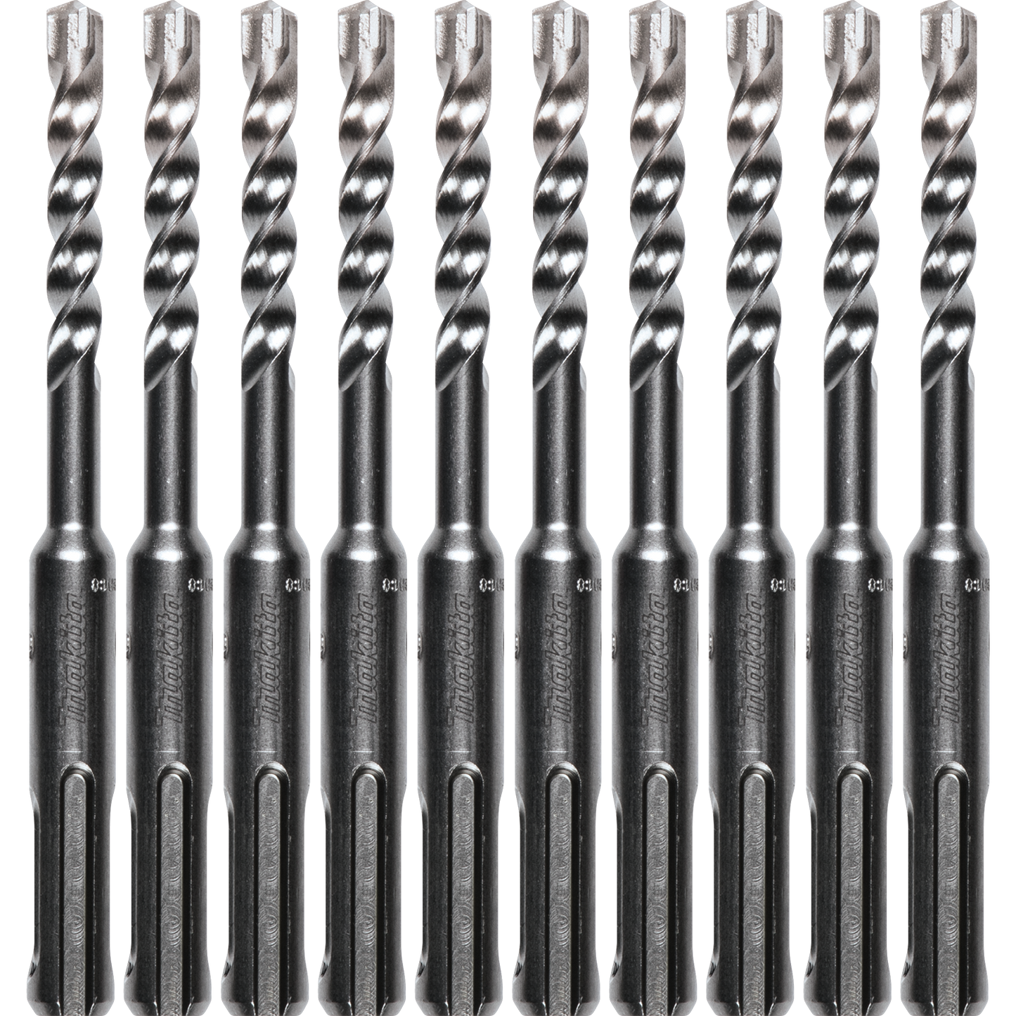 Makita B-61204 1/4" x 4" SDS‑PLUS Bit, 3‑Cutter, 10/pk