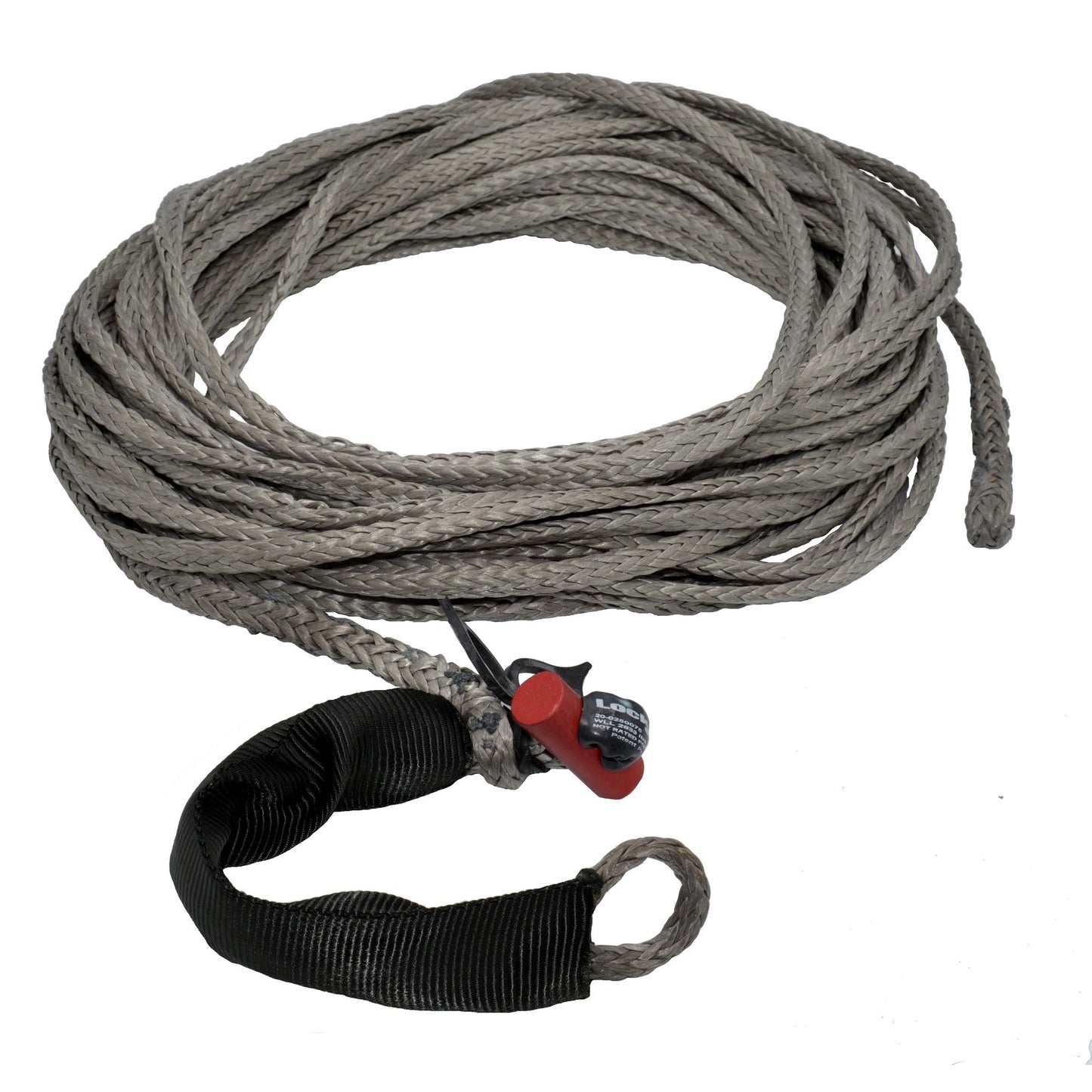 Fusion Tools 20-0250075 1/4" x 75' LockJaw Synthetic Winch Line w/ Integrated Shackle 2,833 lbs WLL