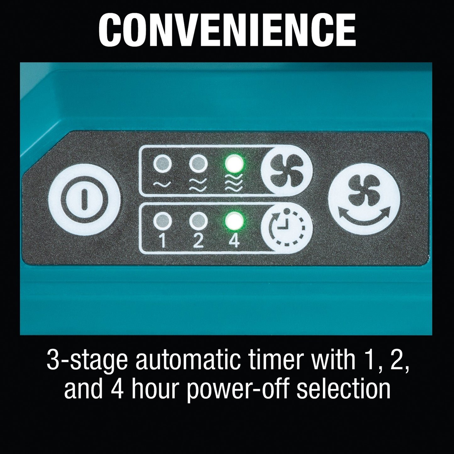 Makita DCF203Z 18V LXT® Lithium‑Ion Cordless/Corded 9‑1/4" Fan, Tool Only