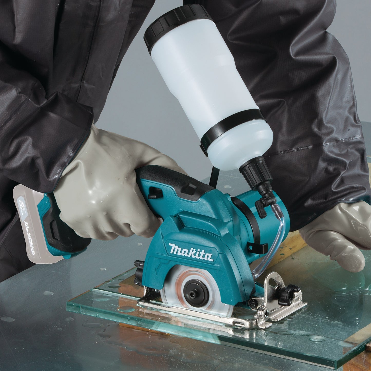 Makita CC02Z 12V max CXT® Lithium‑Ion Cordless 3‑3/8" Tile/Glass Saw, Tool Only