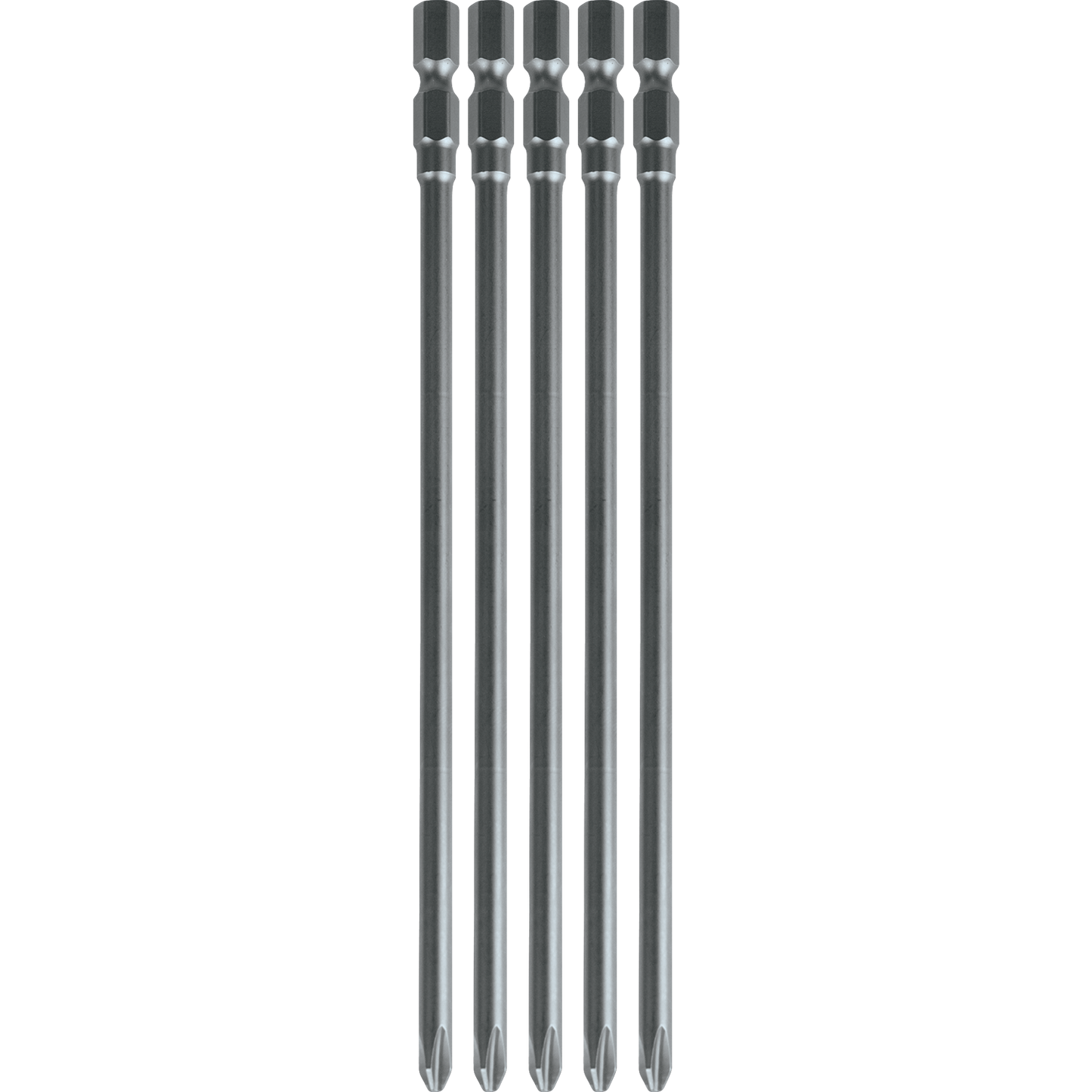 Makita B-10481 #2 Phillips Power Bit, 6‑3/8", 5/pk