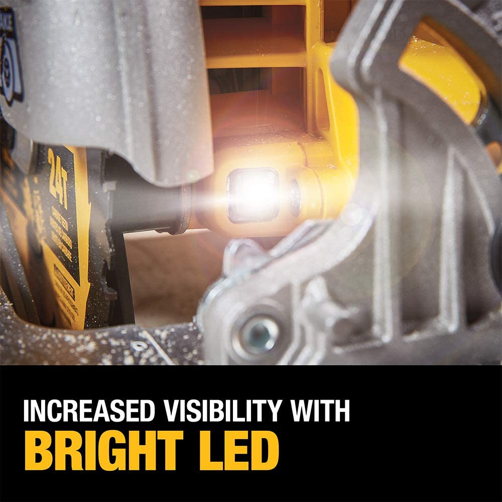 Dewalt DCS573B 20V Max* 7-1/4 In Brushless Cordless Circular Saw With Flexvolt Advantage (Tool Only)