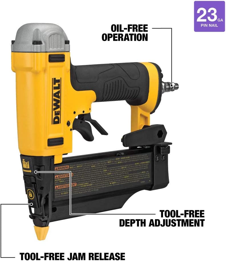 Dewalt DWFP2350K 23 Ga Pin Nailer