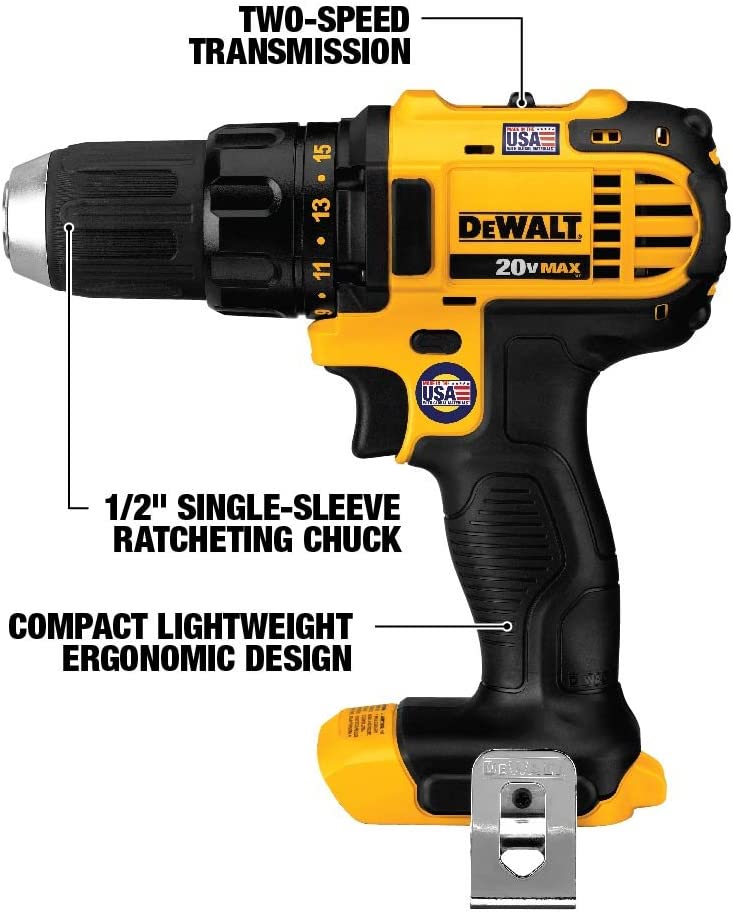 Dewalt DCK280C2 20V Max Li-Ion Compact Drill & Impact Combo Kit