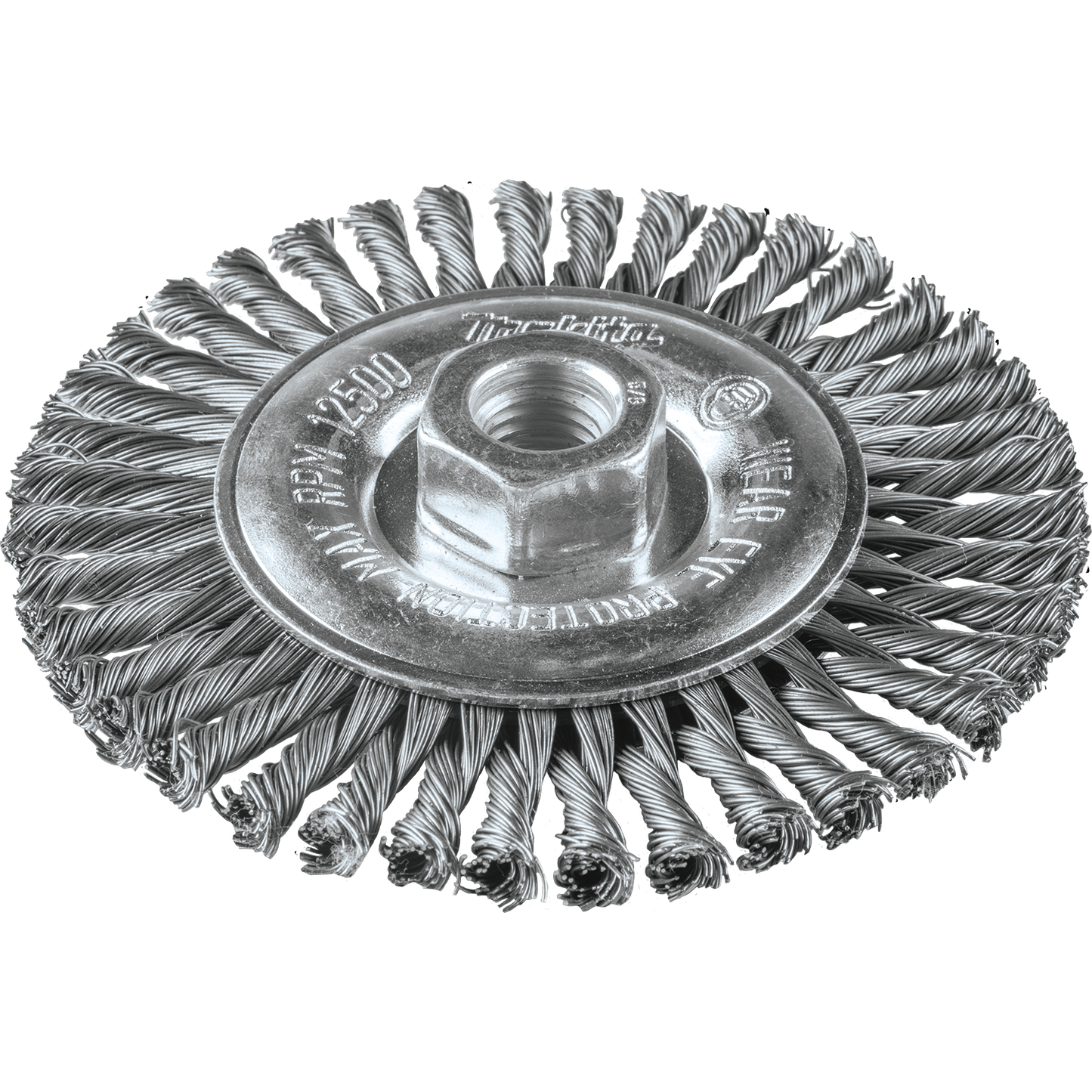 Makita A-98522 5" Stringer Bead Twist Wire Wheel, 5/8"‑11