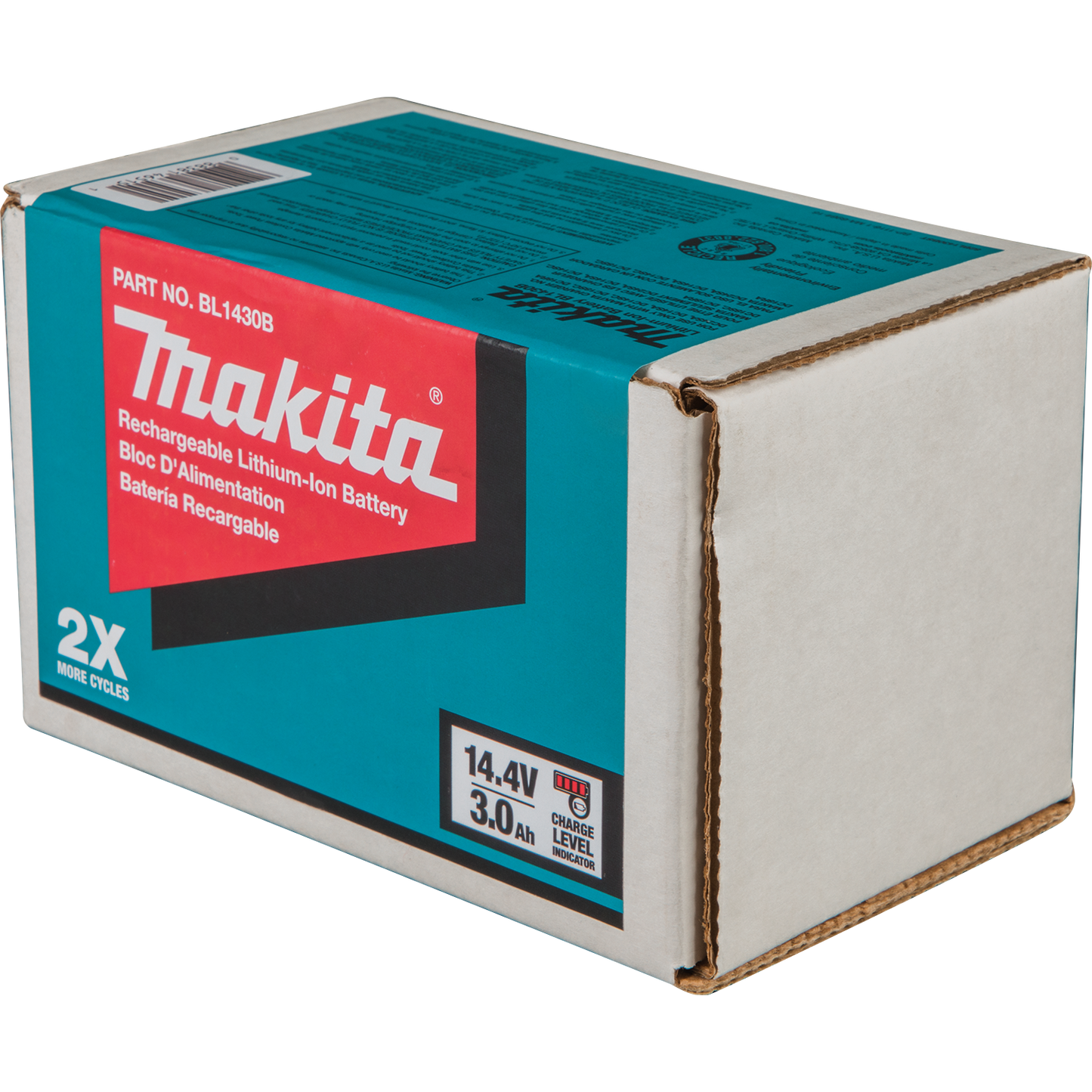 Makita BL1430B 14.4V Lithium‑Ion 3.0Ah Battery
