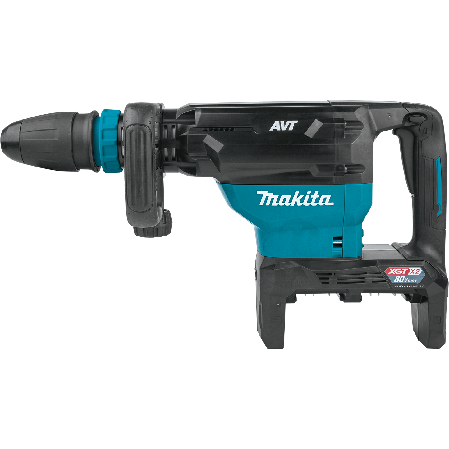 Makita GMH02Z 80V max (40V max X2) XGT® Brushless 28 lb. SDS‑ MAX AVT® Demolition Hammer, AWS® Capable, Tool Only