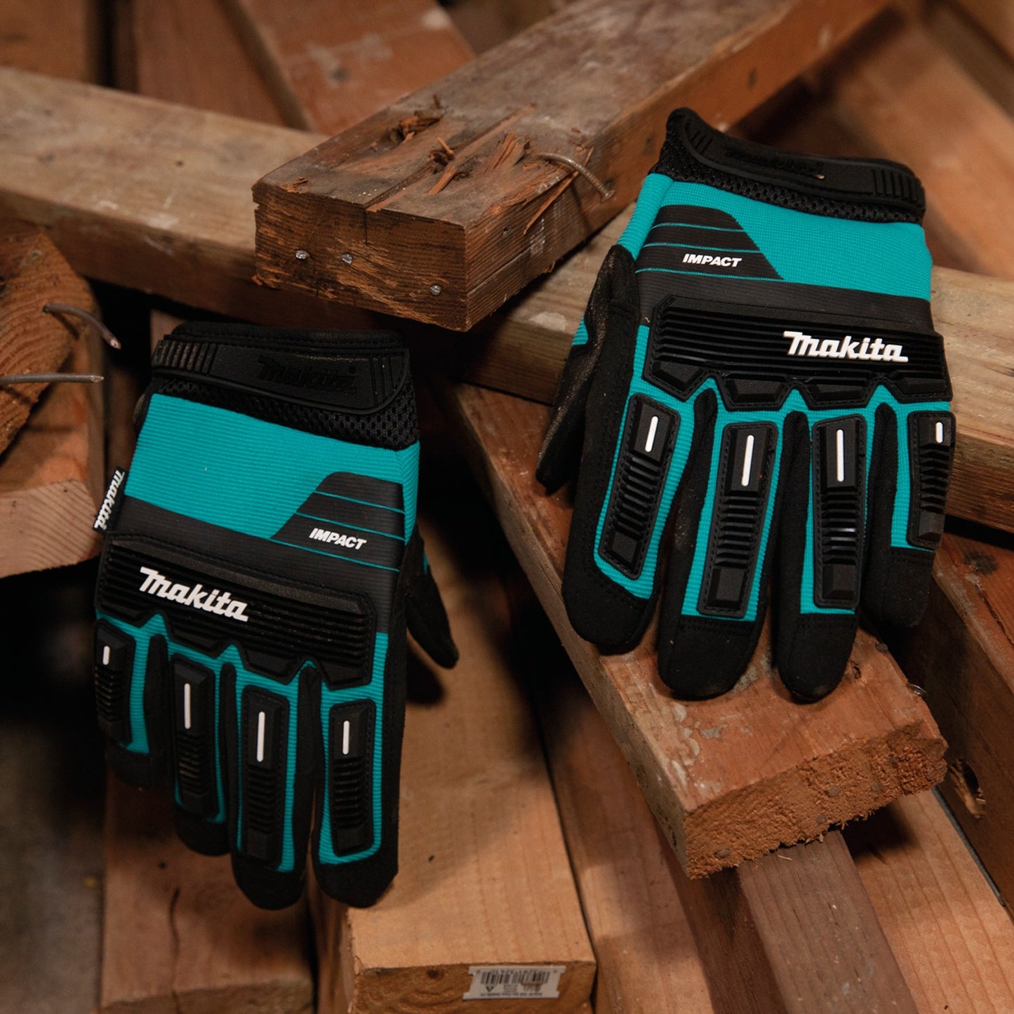 Makita T-04260 Advanced Impact Demolition Gloves (X‑Large)