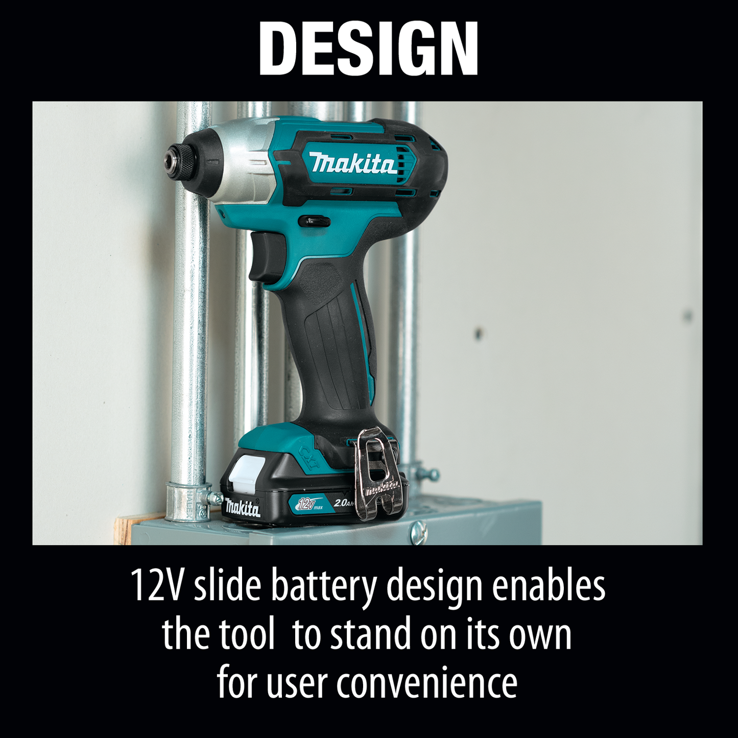 Makita DT03R1 12V max CXT® Lithium‑Ion Cordless Impact Driver Kit (2.0Ah)