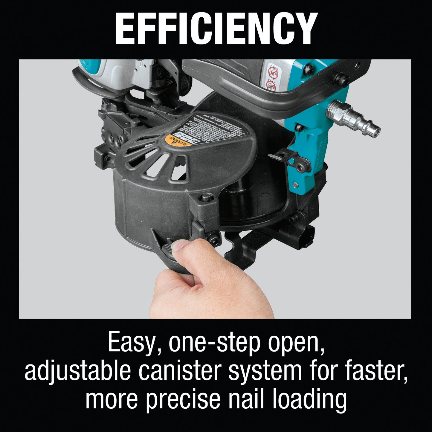 Makita AN454 1‑3/4" Coil Roofing Nailer