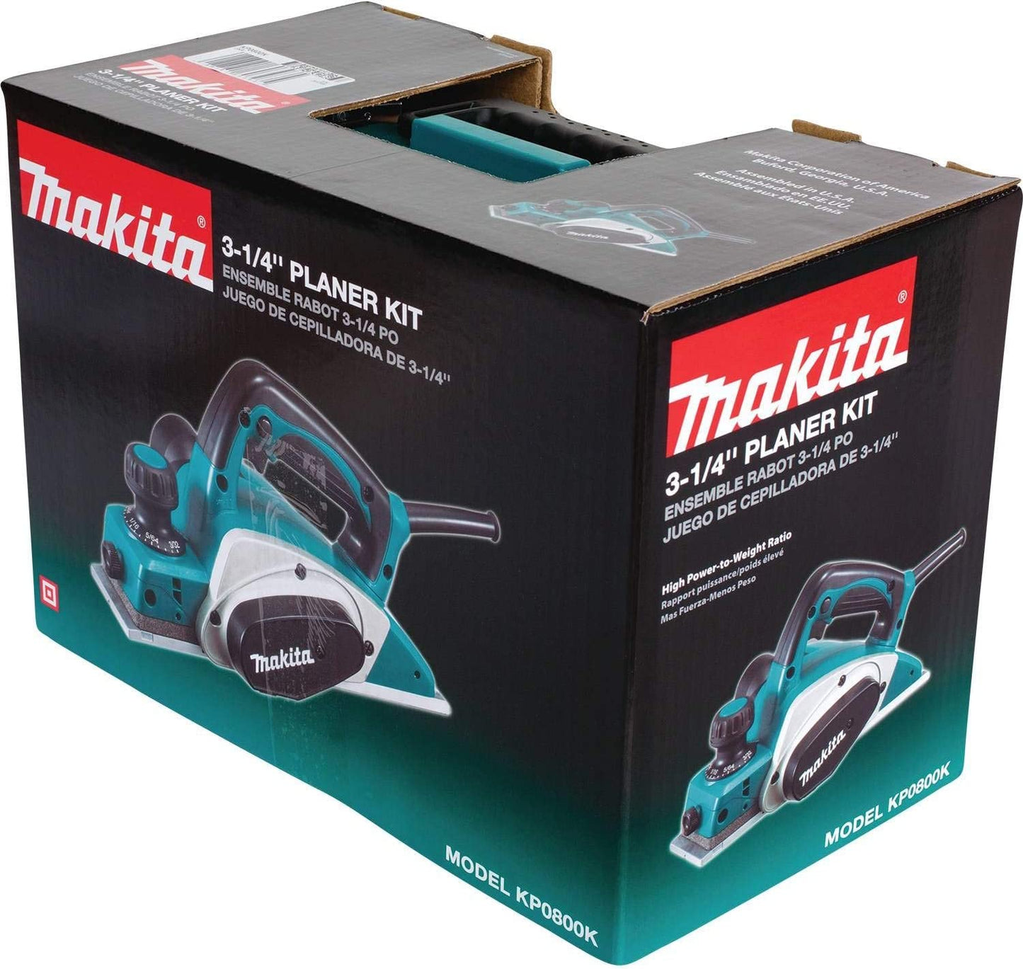 Makita KP0800K 3‑1/4" Planer, with Tool Case