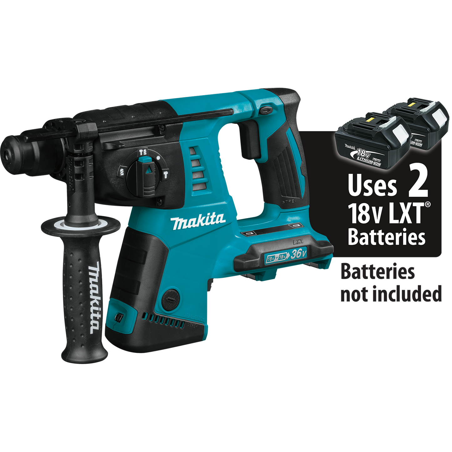 Makita XRH05Z 36V (18V X2) LXT® 1" SDS‑PLUS Rotary Hammer, Tool Only