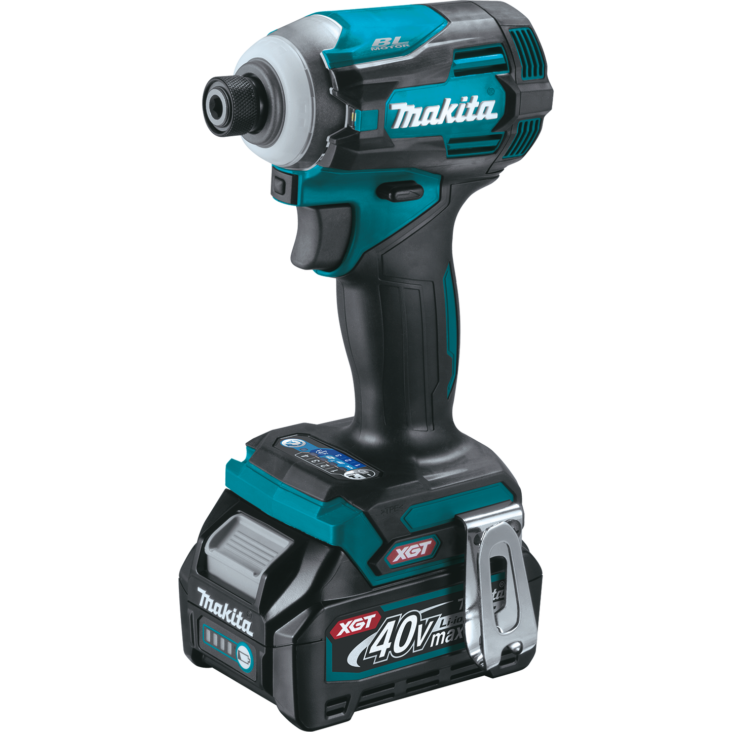 Makita GDT01D 40V max XGT® Brushless Cordless 4‑Speed Impact Driver Kit (2.5Ah)