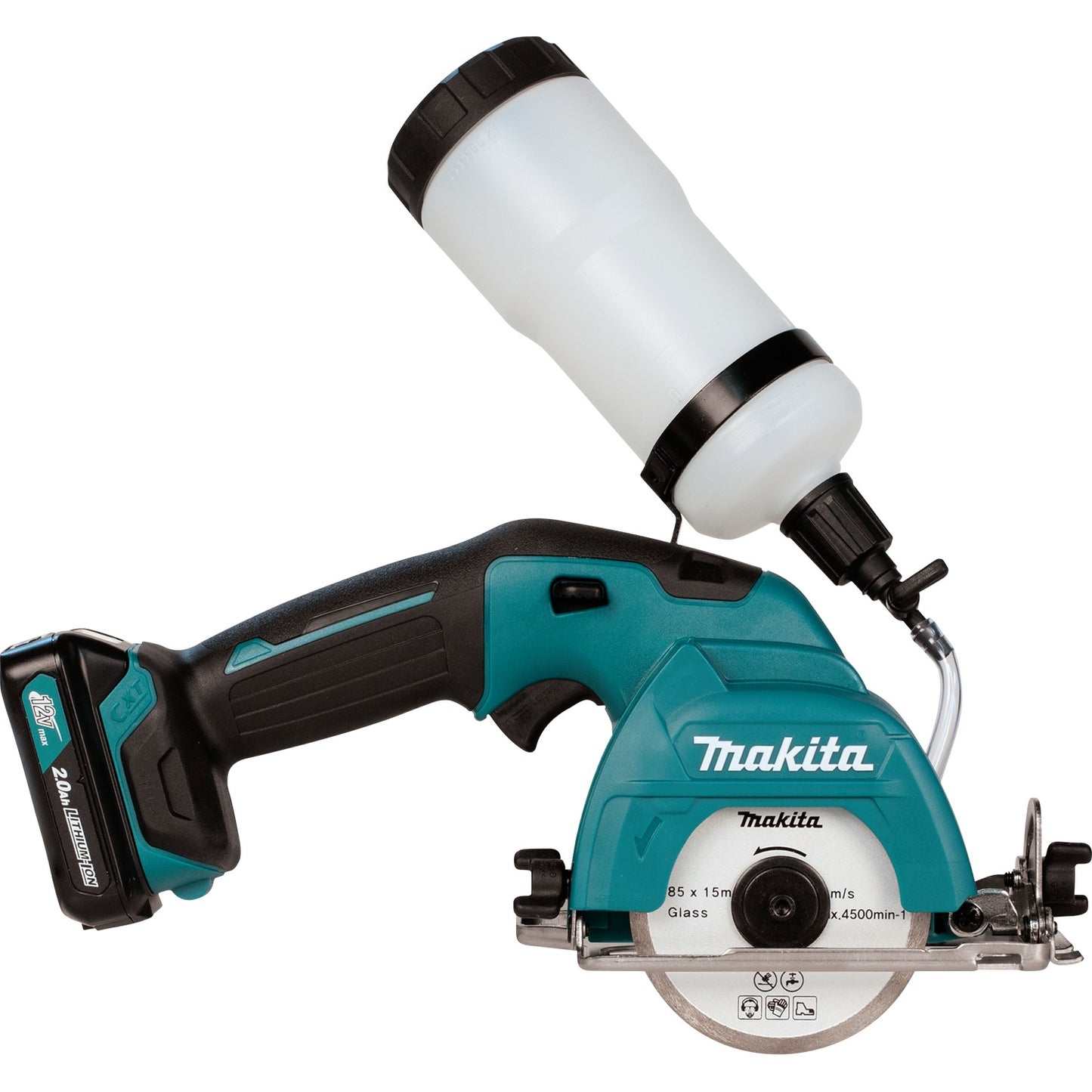 Makita CC02R1 12V max CXT® Lithium‑Ion Cordless 3‑3/8" Tile/Glass Saw Kit (2.0Ah)
