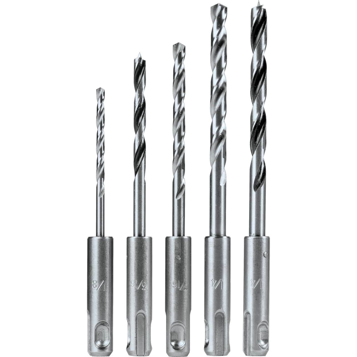 Makita B-59243 5 Pc. Assorted SDS‑PLUS Drill Bit Set, Metal, Wood