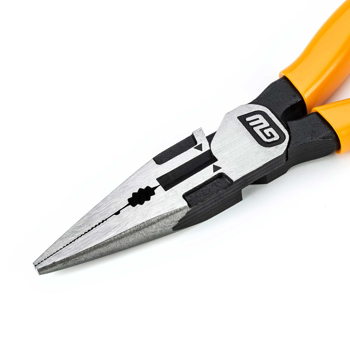 Gearwrench 82176 6" PITBULL Long Nose Plier Dipped Handle
