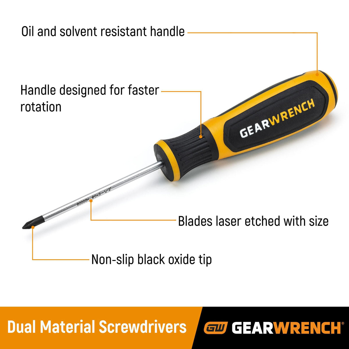 Gearwrench 82727H T30 x 6" Torx® Dual Material Screwdriver