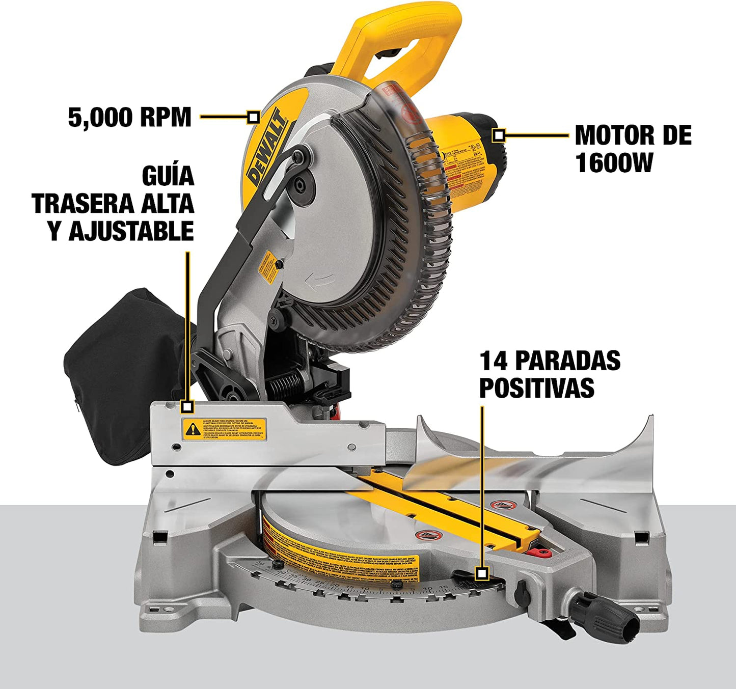 Dewalt DWS713 10 In. Electric Single-Bevel Compound Miter Saw (15 Amp)