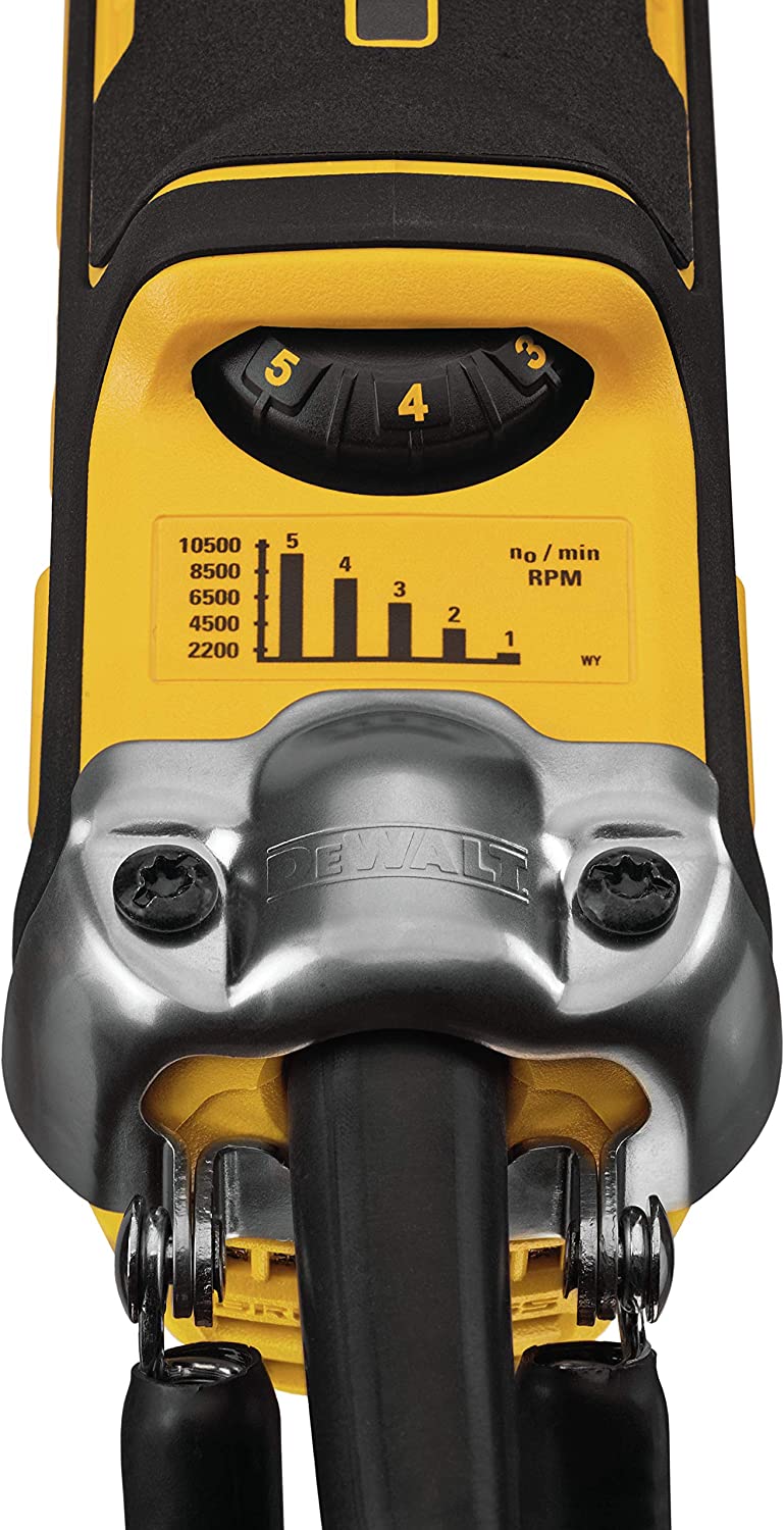 Dewalt DWE43214NVS 5 In. Brushless Paddle Switch Small Angle Grinder With Kickback Brake, No-Lock, Variable Speed