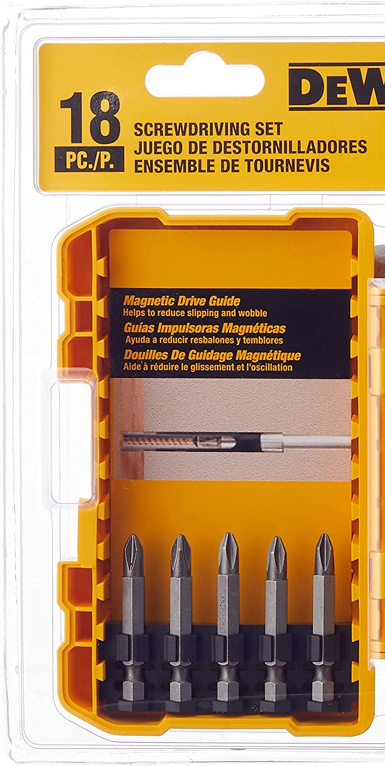 Dewalt DW2174 Screwdriving Set With Tough Case® (18 Pc)