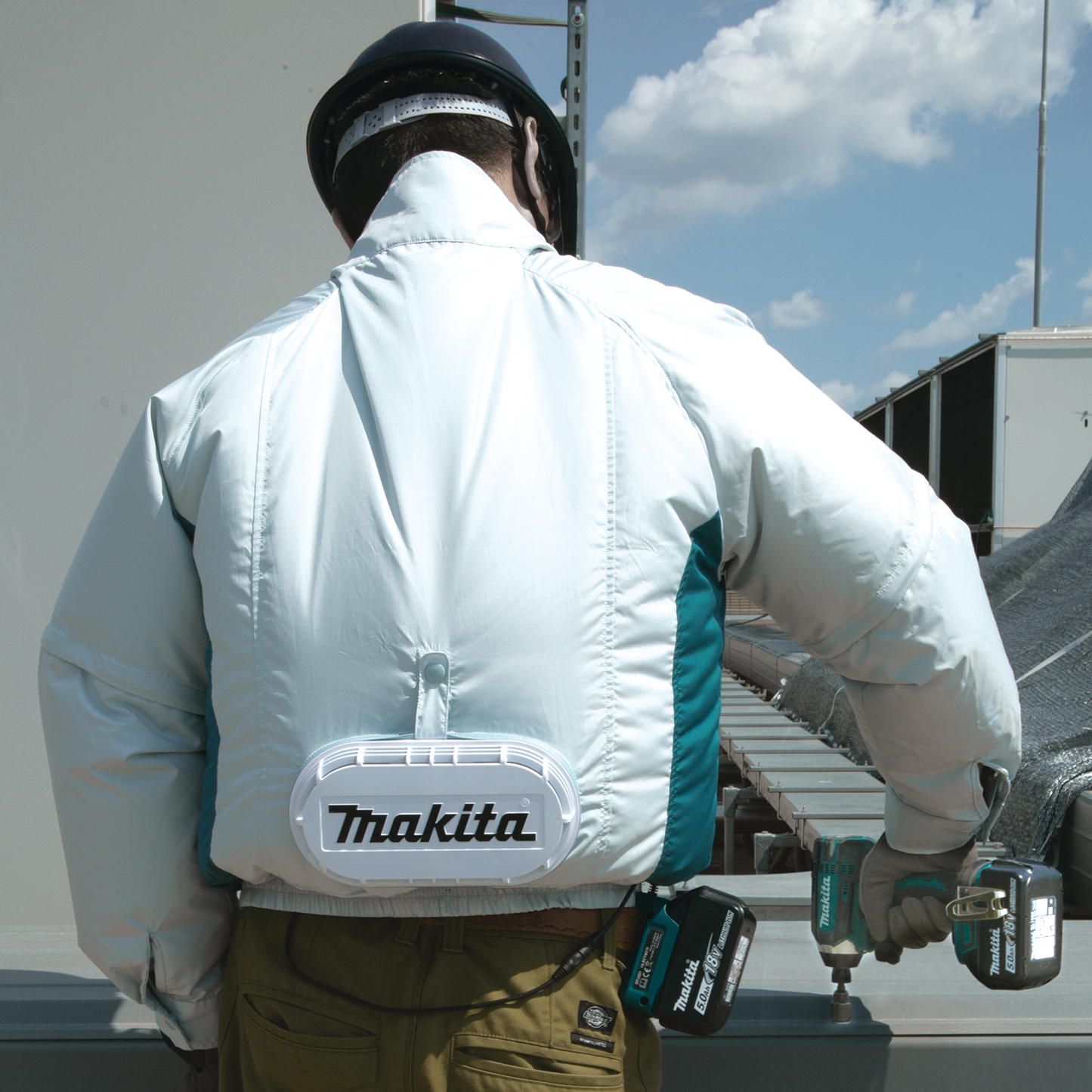 Makita DFJ201Z3XL 18V LXT® Lithium‑Ion Cordless Fan Jacket, Jacket Only (3XL)