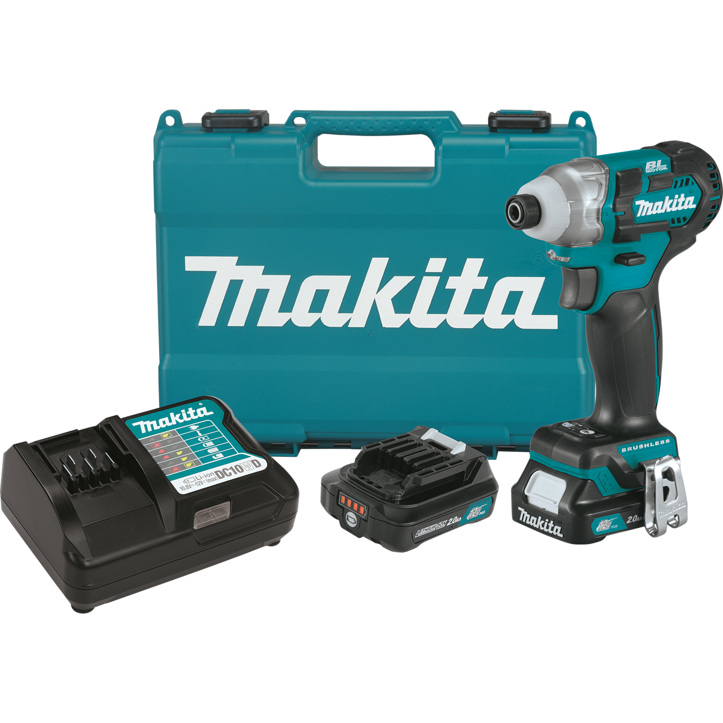 Makita DT04R1 12V max CXT® Lithium‑Ion Brushless Cordless Impact Driver Kit (2.0Ah)