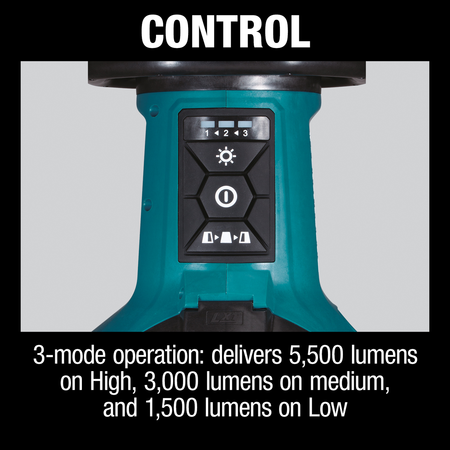 Makita DML810 18V X2 LXT® Lithium‑Ion Cordless Upright L.E.D. Area Light, Light Only