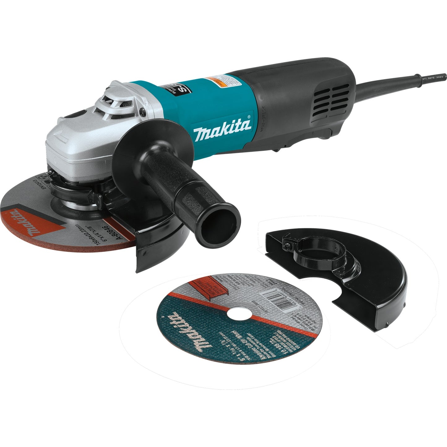 Makita 9566PCX1 6" SJS™ High‑Power Paddle Switch Cut‑Off/Angle Grinder
