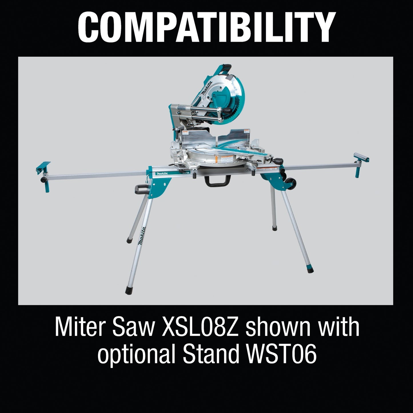Makita XSL08Z 36V (18V X2) LXT® Brushless 12" Dual‑Bevel Sliding Compound Miter Saw, AWS® Capable and Laser, Tool Only