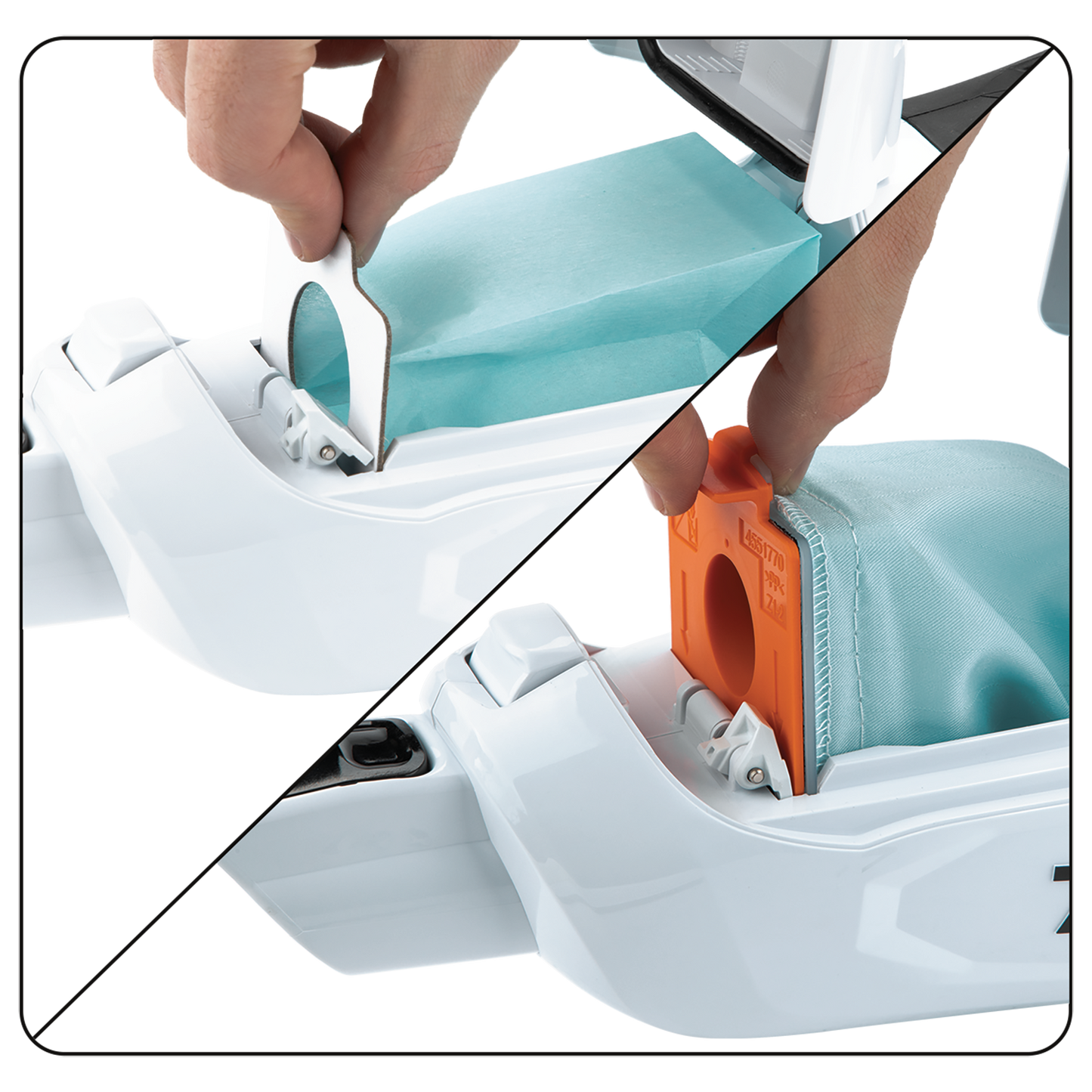 Makita XLC05R1WX4 18V LXT® Lithium‑ion Compact Brushless Cordless 3‑Speed Vacuum Kit, w/ Push Button and Dust Bag (2.0Ah)