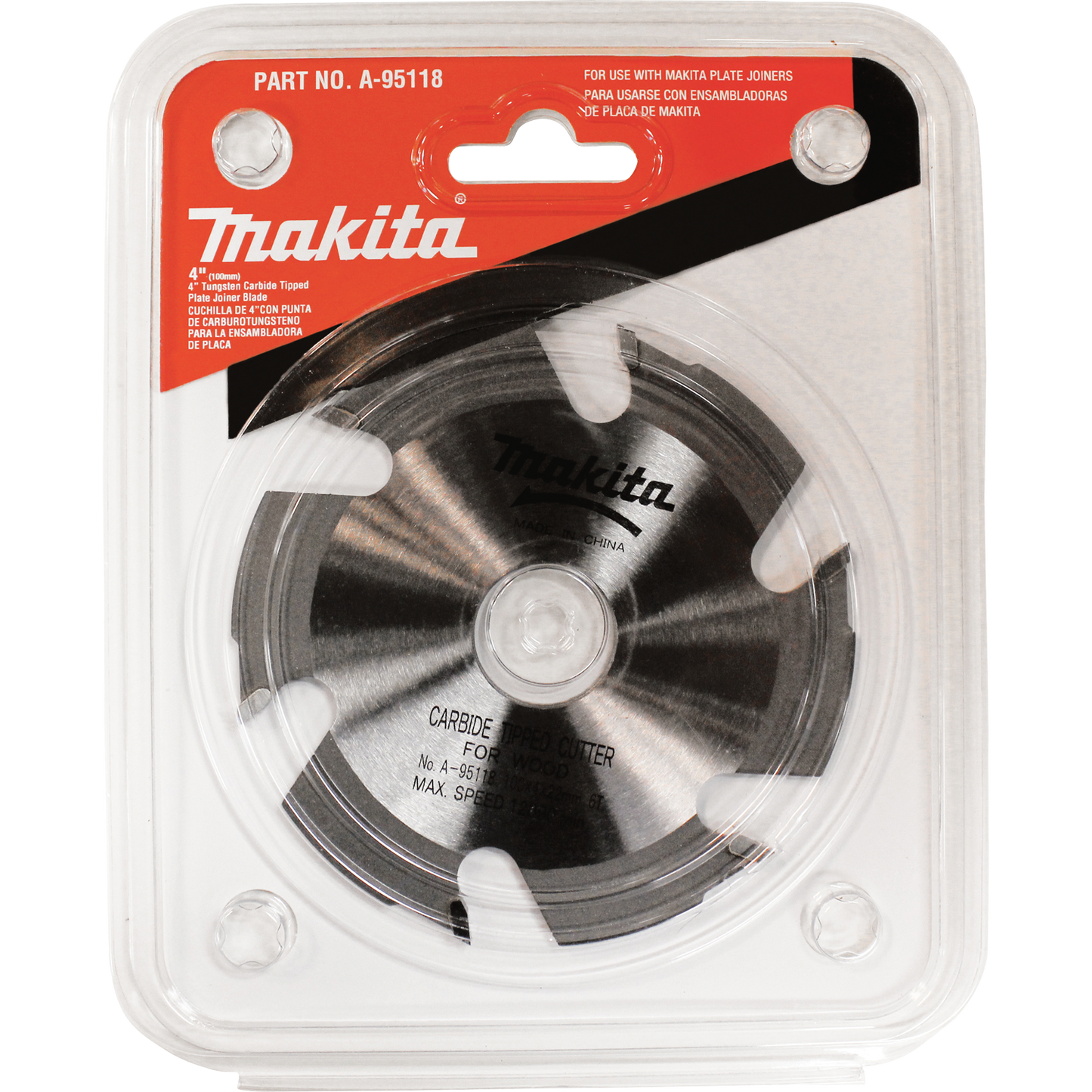 Makita A-95118 4" Carbide Tipped Blade for Plate Joiner