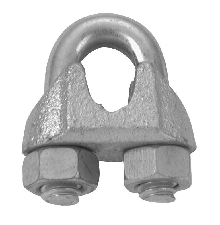 Campbell T7670409 1/16" Wire Rope Clip, Electro-Galvanized
