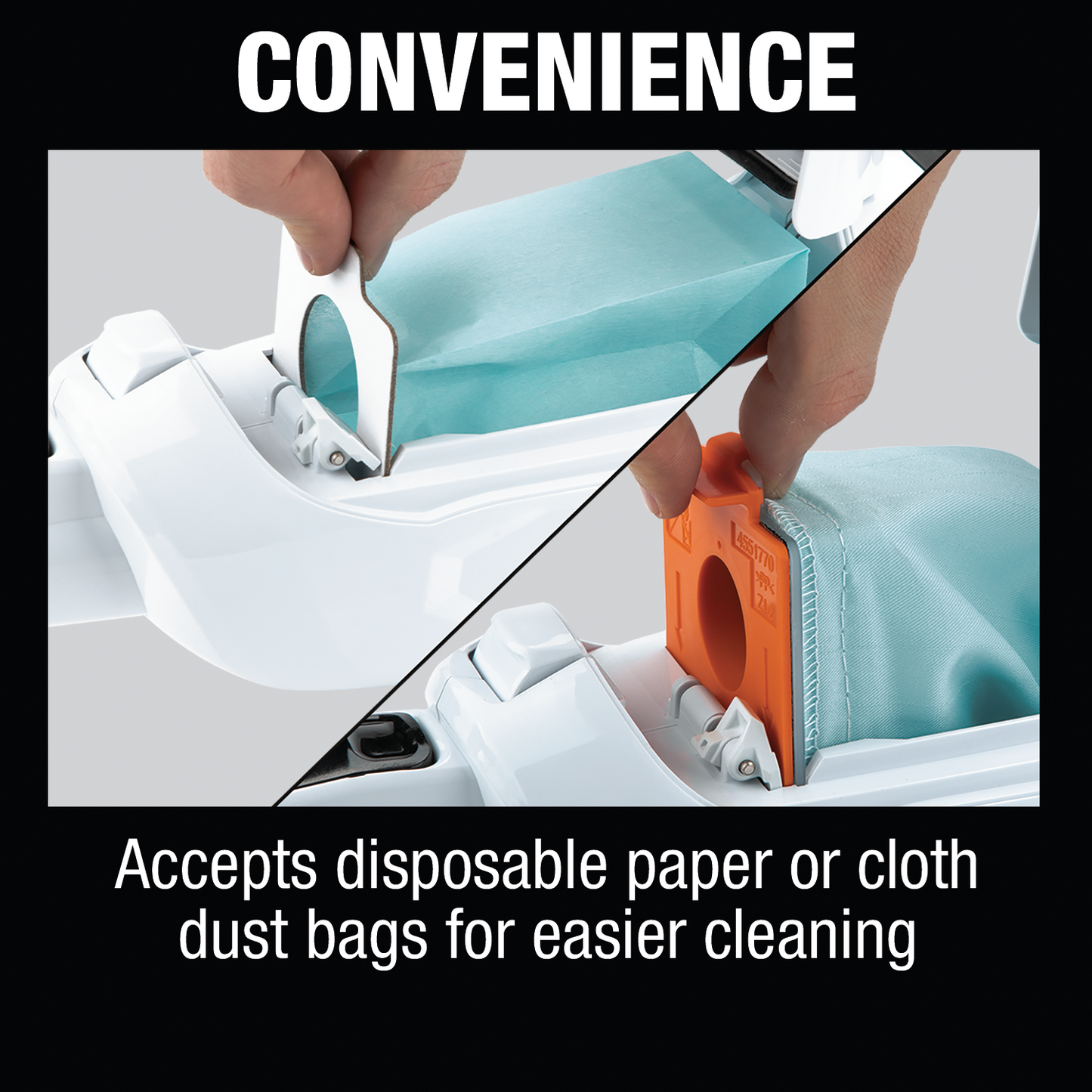Makita XLC05ZWX4 18V LXT® Lithium‑ion Brushless Compact Cordless 3‑Speed Compact Vacuum, w/ Push Button and Dust Bag, Tool Only