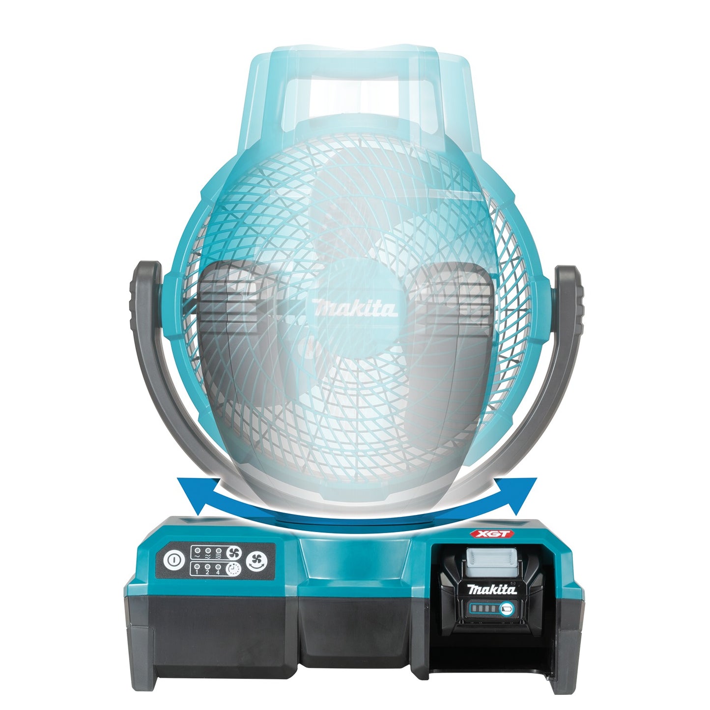 Makita CF001GZ 40V max XGT® Cordless/Corded 9‑1/4" Fan, Tool Only